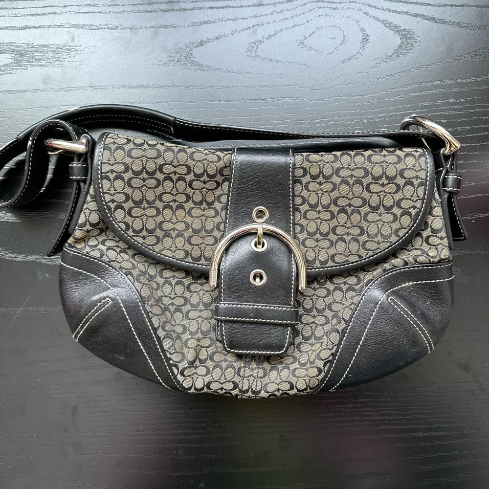 Coach Vintage Y2K Black SoHo Shoulder Bag